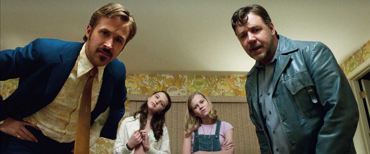 The Nice Guys : Photo Angourie Rice, Russell Crowe, Ryan Gosling