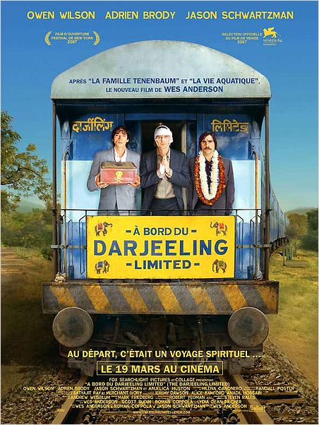 A bord du Darjeeling Limited : Affiche Adrien Brody, Jason Schwartzman, Owen Wilson